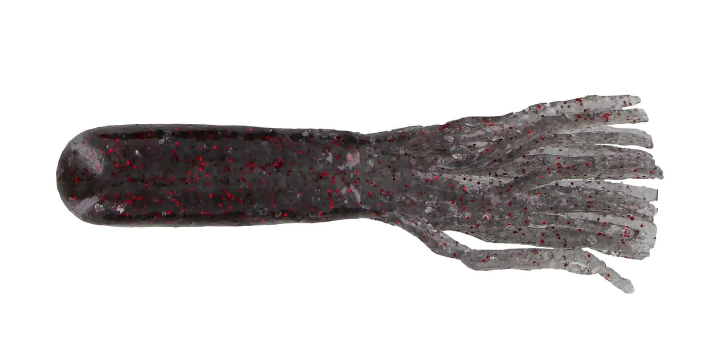 Big Bite 3.5" Tour Tube - Dark Smoke Red Flake Big Bite