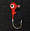 Head Hunter Round Jig Head 1/16oz - Flo Red 10ct - Lucky Lure Tackle