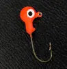Head Hunter Round Jig Head 1/16oz - Flo Orange 10ct - Lucky Lure Tackle