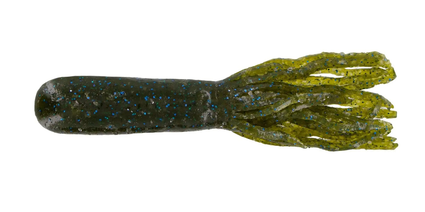 Big Bite 3.5" Tour Tube - Green Pumpkin/Blue Flake Big Bite