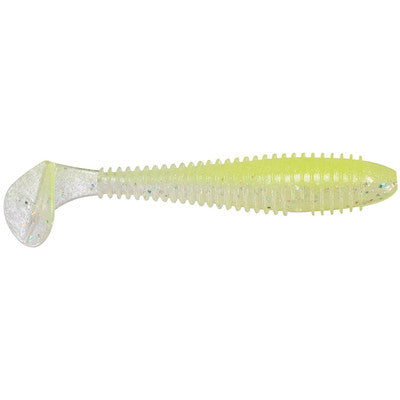Keitech Fat Swing Impact 3.8" - Chartreuse Shad 6pk