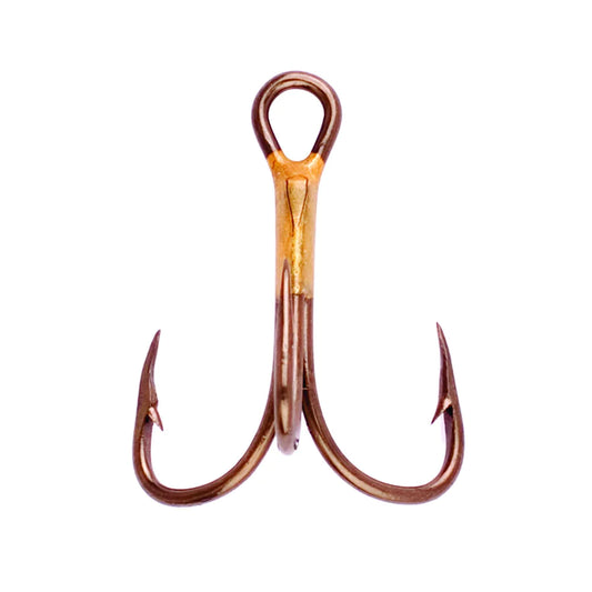 Eagle Claw Treble Triple Hook Sz 16 Bronze  20pk