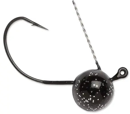 VMC Wacky Weedless Jig Head 1/8oz - Black 4pk VMC