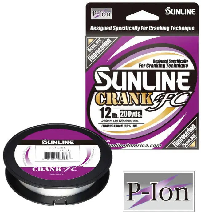 Sunline Crank FC 200yds 10lb - Clear