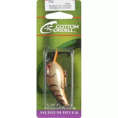 Cotton Cordell Big O Med Diver 1/3oz 2 1/4" - Crawdad