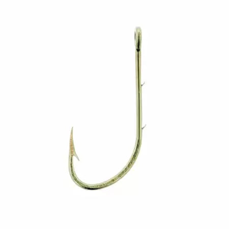 Eagle Claw Baitholder Hook Bronze Size 1/0 - 10pk