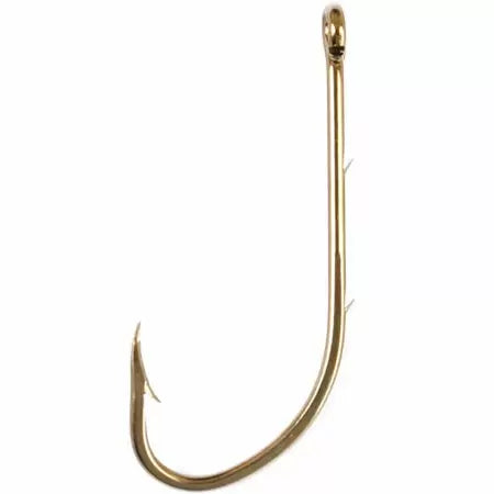 Eagle Claw Baitholder Hook Bronze Size 2/0 - 8pk