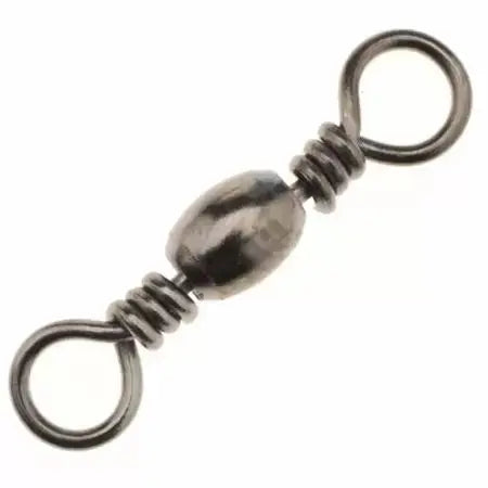 Eagle Claw Black Barrel Swivel Size 10 - 8pk - Lucky Lure Tackle
