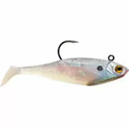 Storm WildEye Swim Shad 5" 5/8oz - Pearl 3pk - Lucky Lure Tackle