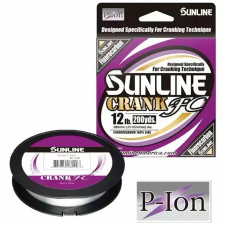 Sunline Crank FC 200yds 12lb - Clear Sunline