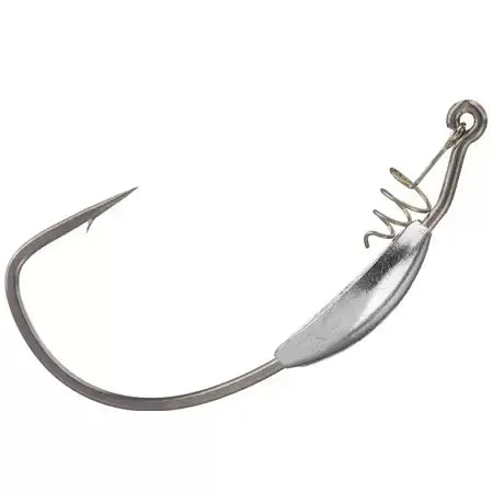Hayabusa Wide Gap Weighted Hook w/ Screw Lock Size: 7/0-1/8oz, NRB - 3pc - Lucky Lure Tackle