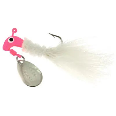 Blakemore Original Marabou Road Runner 1/8oz 12/card - Pink White - Lucky Lure Tackle
