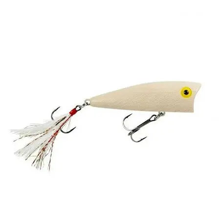 Rebel Pop-R P71 3 1/8" 9/16oz - Bone - Lucky Lure Tackle