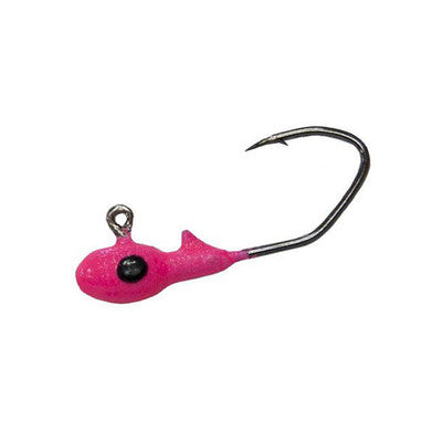 Bobby Garland 1/16oz Overbite Sickle Jigheads - Mo'Glo Pink 10pk
