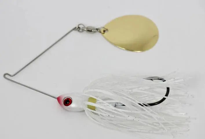 Delta s Spinnerbait 3/8oz Single Colorado White Rubber