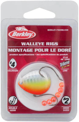 Berkley Walleye Rig #3 Colorado Blade - Orange Chartreuse