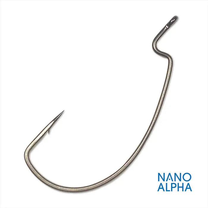 GAMAKATSU OFFSET WORM EWG NANO ALPHA 1/0 - Lucky Lure Tackle