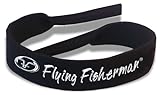 Flying Fisherman Neoprene Logo Eyewear Retainer in Black