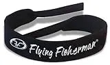 Flying Fisherman Neoprene Logo Eyewear Retainer in Black Wapsi