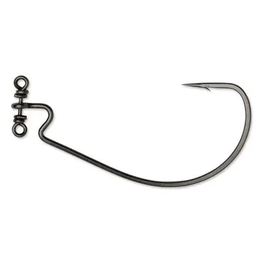 VMC Spinshot Wide Gap Hook #1/0 Black Nickel - 4pk - Lucky Lure Tackle