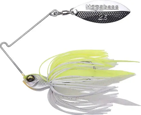Megabass SV-3 Spinnerbait (1/4oz SW) - White Chart