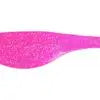 Big Bite Baits 4" Shad Hot Pink Silver 10pk - Lucky Lure Tackle