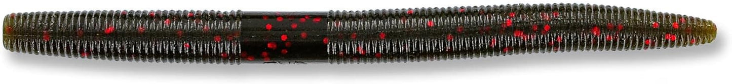Gary Yamamoto 5" Yamasenko  - Green Pumpkin/Lg Red  10pk