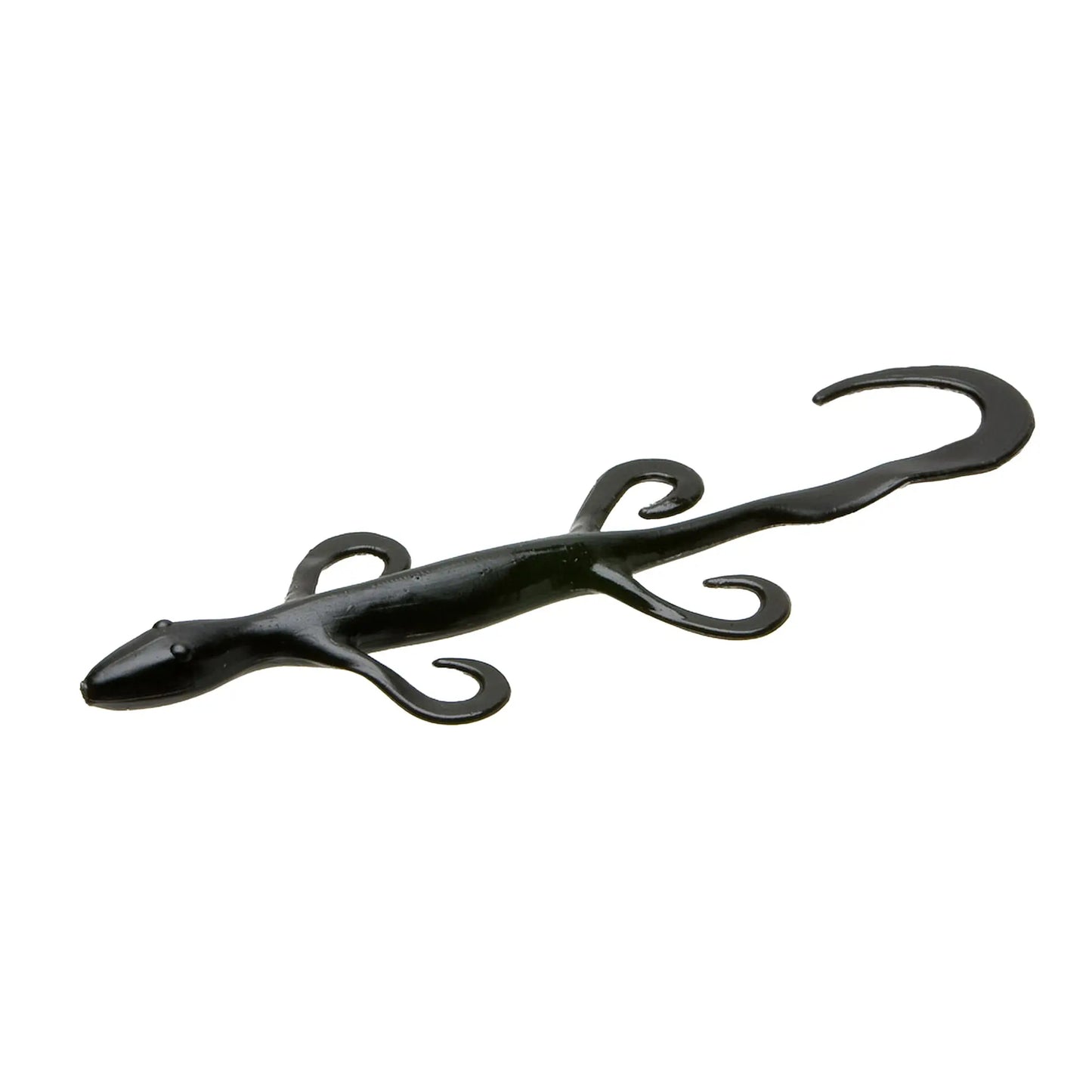 Zoom Lizard 6'' - Black 9pk - Lucky Lure Tackle