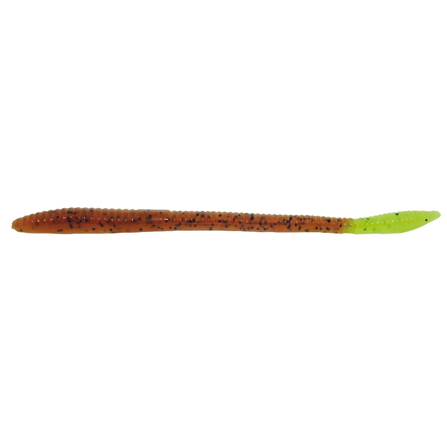 Zoom Trick Worm 6.5'' - Pumpkin/Chartreuse 20pk - Lucky Lure Tackle