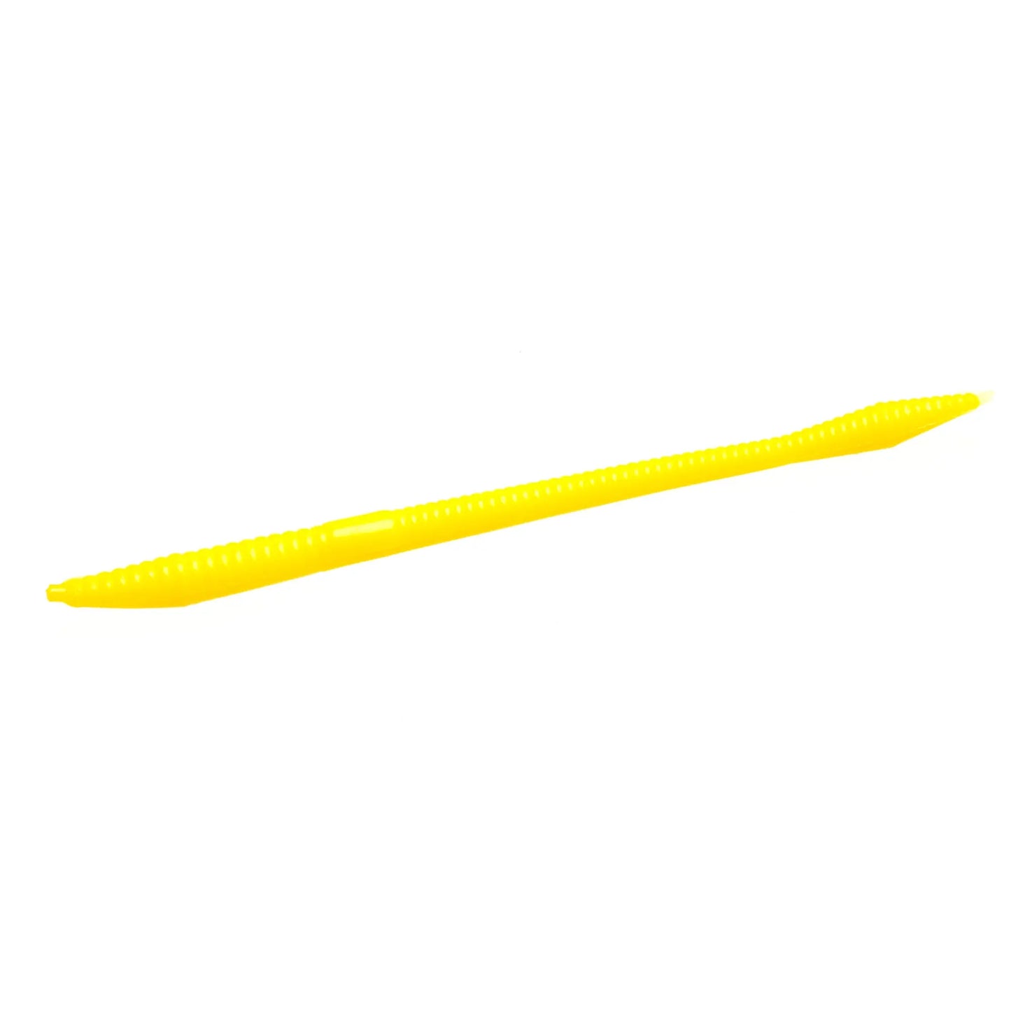 Zoom Trick Worm 6.5'' - Yellow 20pk - Lucky Lure Tackle