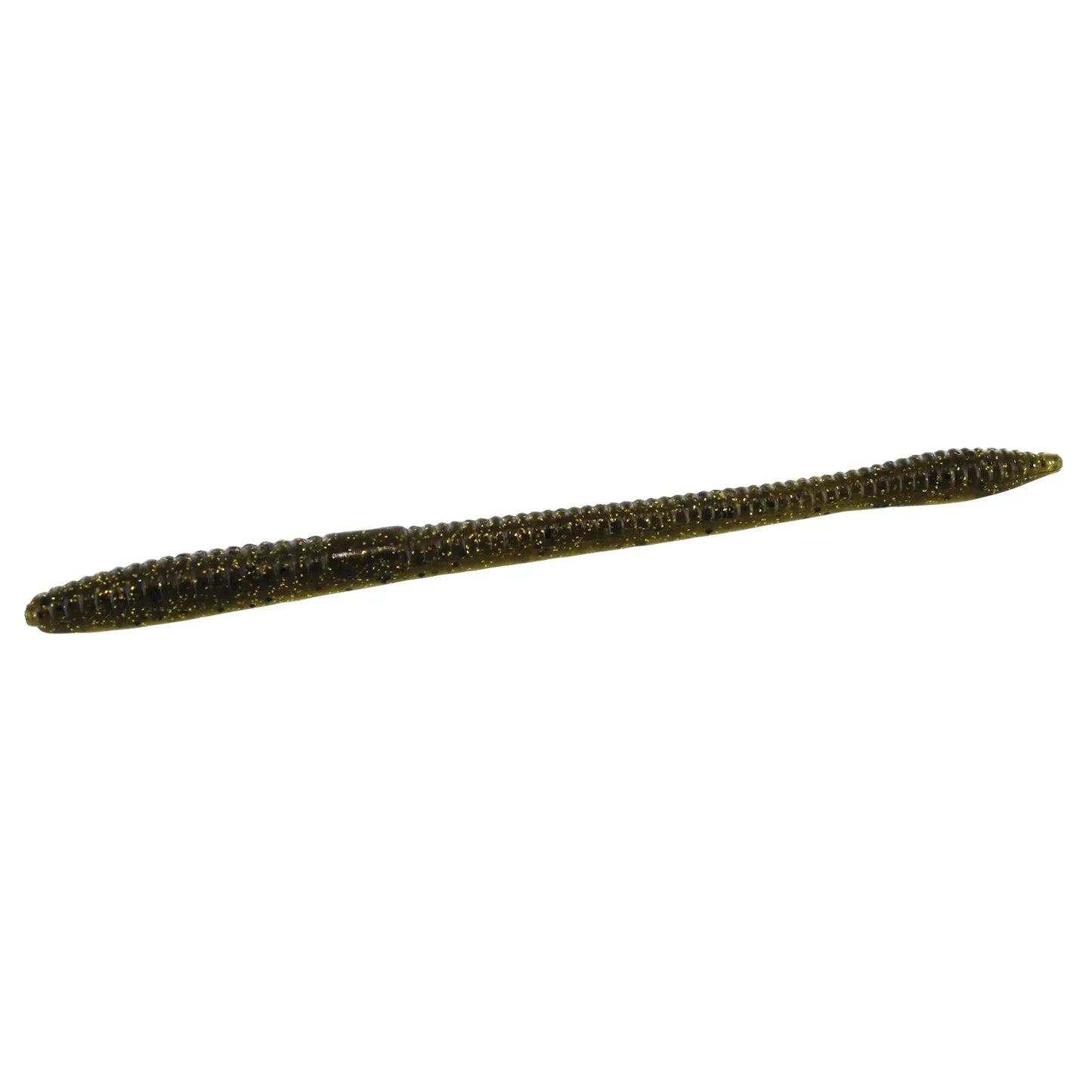 Zoom Trick Worm 6.5'' - Green Pumpkin Gold 20pk - Lucky Lure Tackle