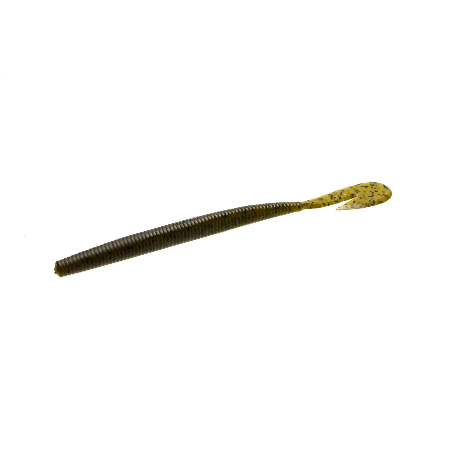 Zoom U-V Speed Worm 6'' - Green Pumpkin 15pk - Lucky Lure Tackle