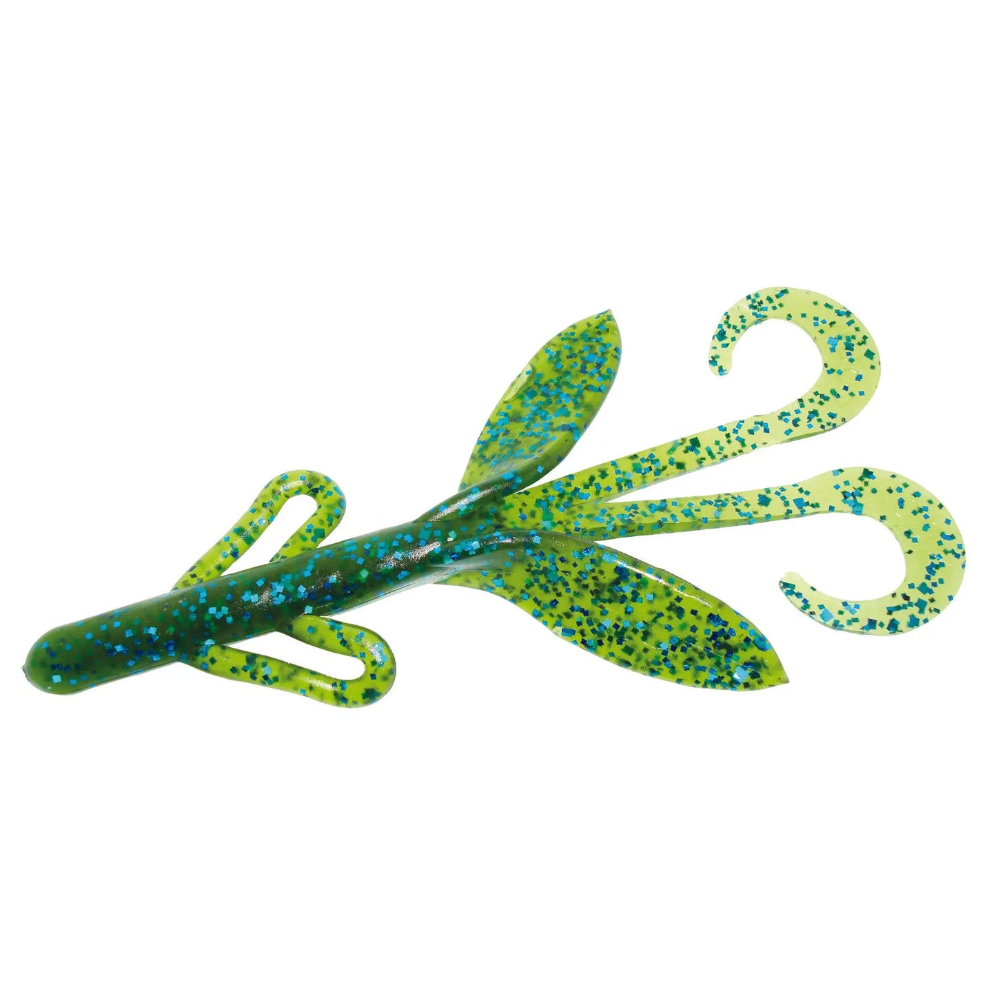 Zoom Brush Hog 6'' - Blue Watermelon 8pk - Lucky Lure Tackle