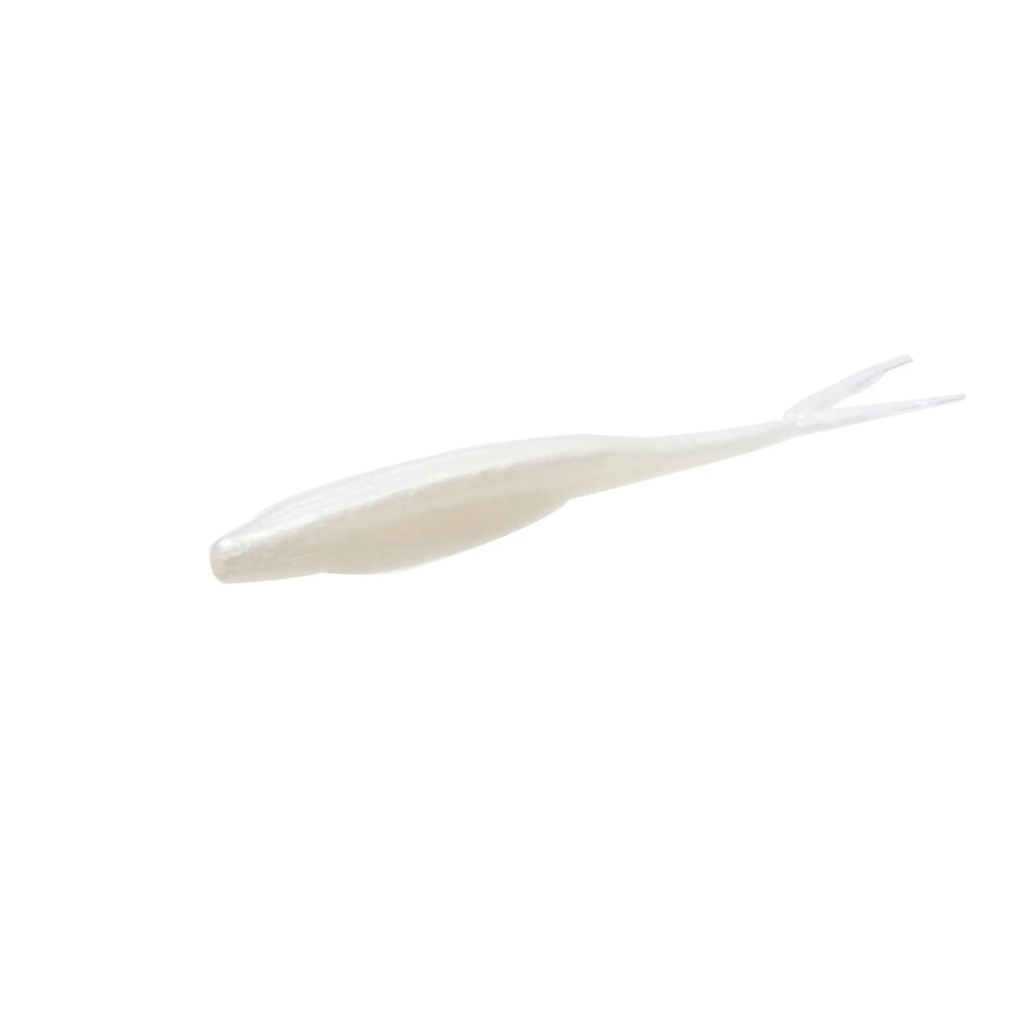 Zoom Super Fluke 5'' White Pearl 10pk - Lucky Lure Tackle