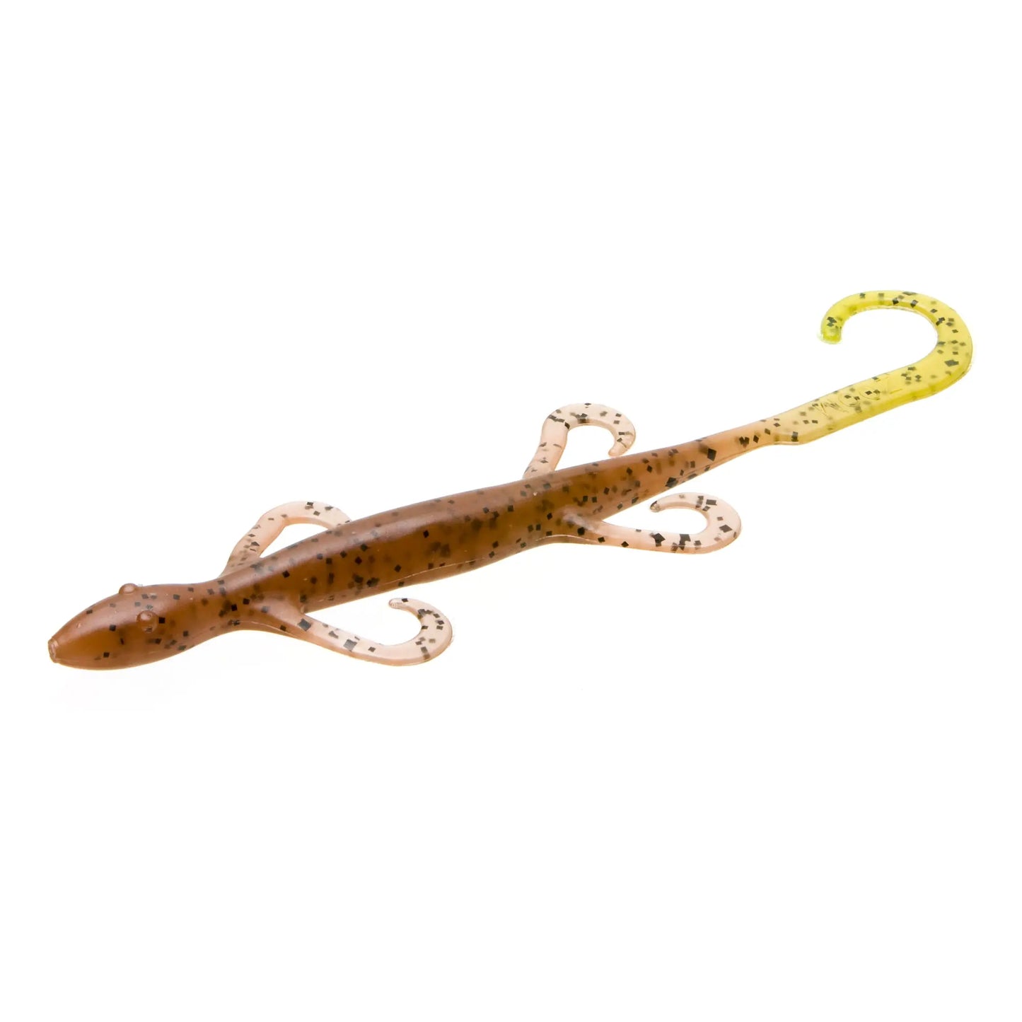 Zoom Mag Lizard 8'' Pumpkin/Chartreuse 9pk - Lucky Lure Tackle