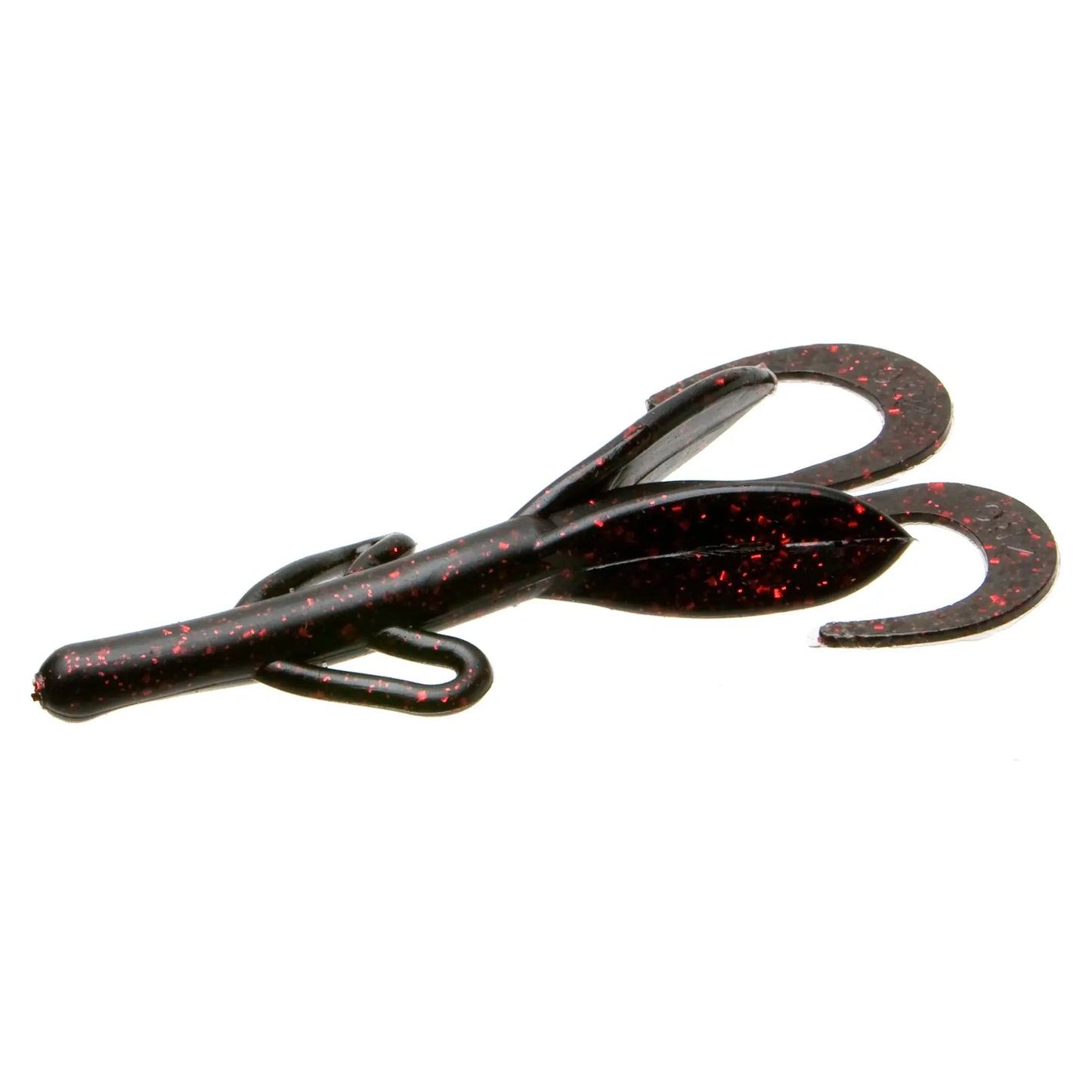 Zoom Baby Brush Hog 4'' - Black Red Glitter 12pk Zoom