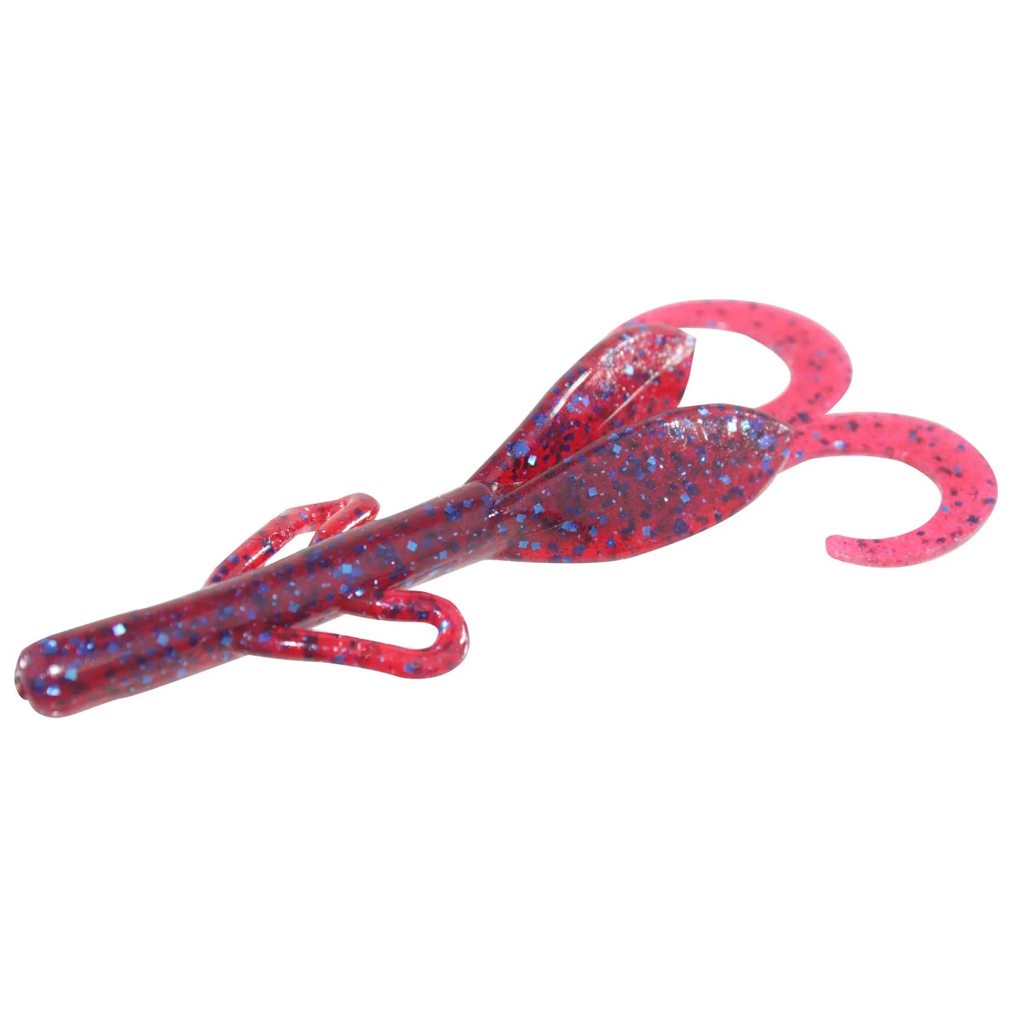 Zoom Baby Brush Hog 4'' - Plum 12pk - Lucky Lure Tackle