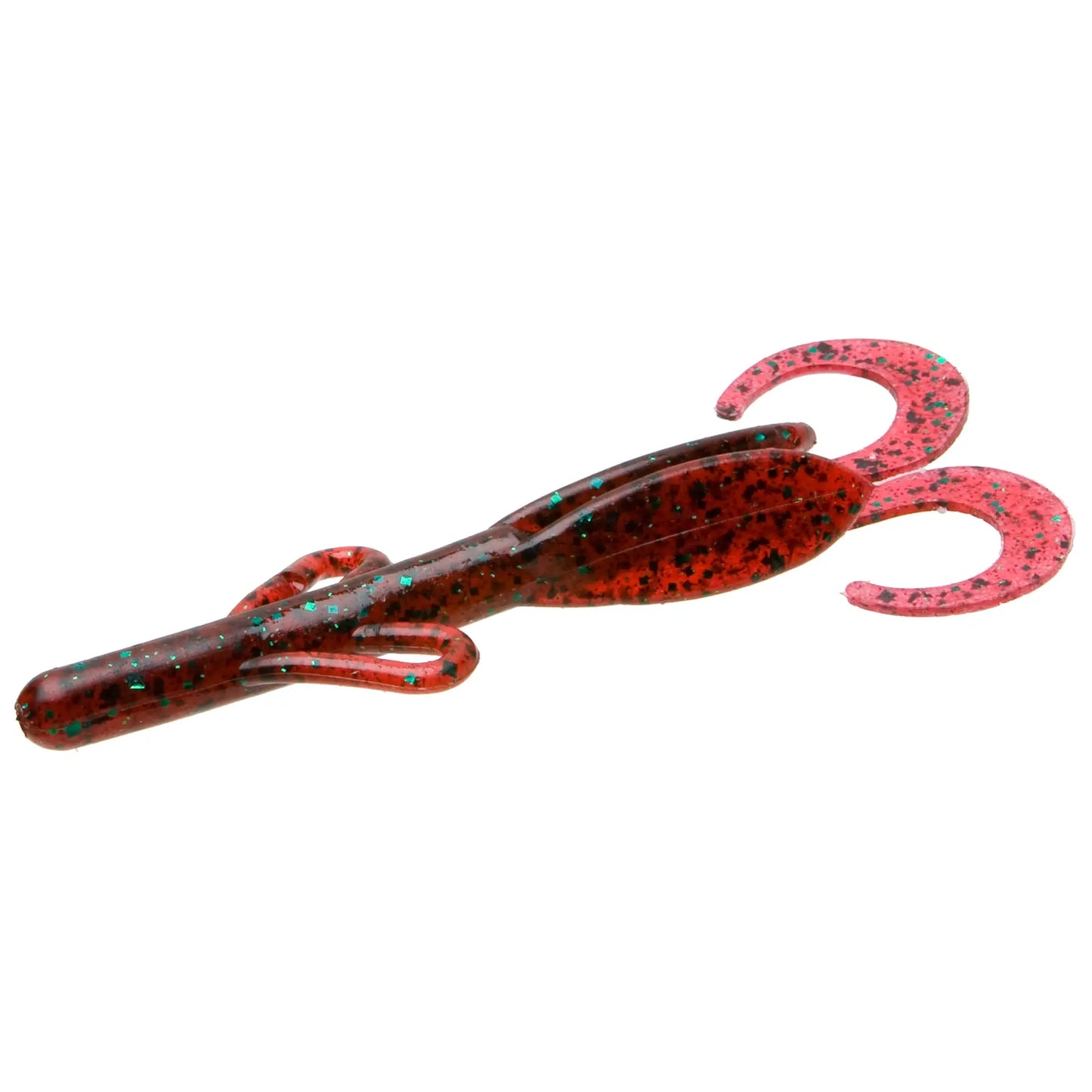 Zoom Baby Brush Hog 4'' - Red Bug 12pk - Lucky Lure Tackle