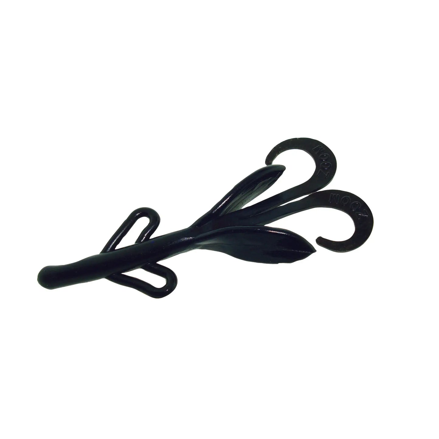 Zoom Baby Brush Hog 4'' - Black 12pk - Lucky Lure Tackle