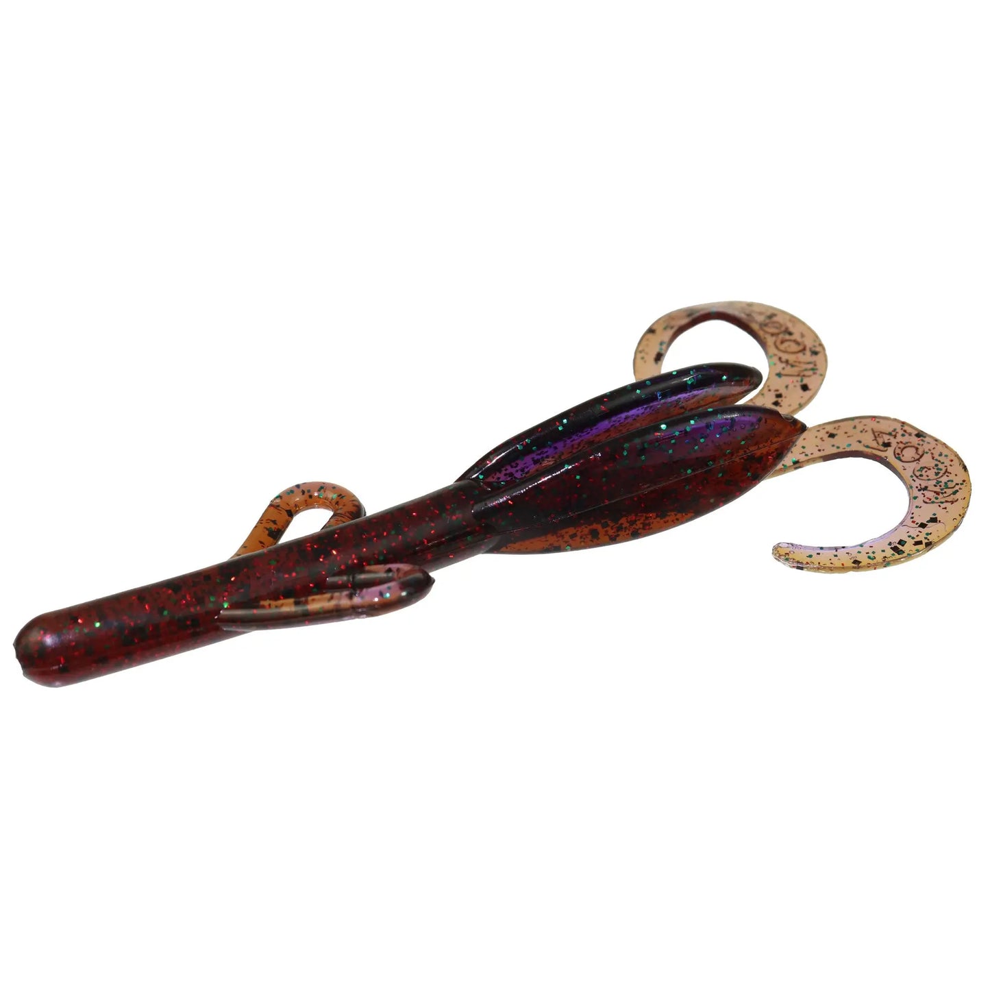 Zoom Baby Brush Hog 4'' - Camo 12pk - Lucky Lure Tackle