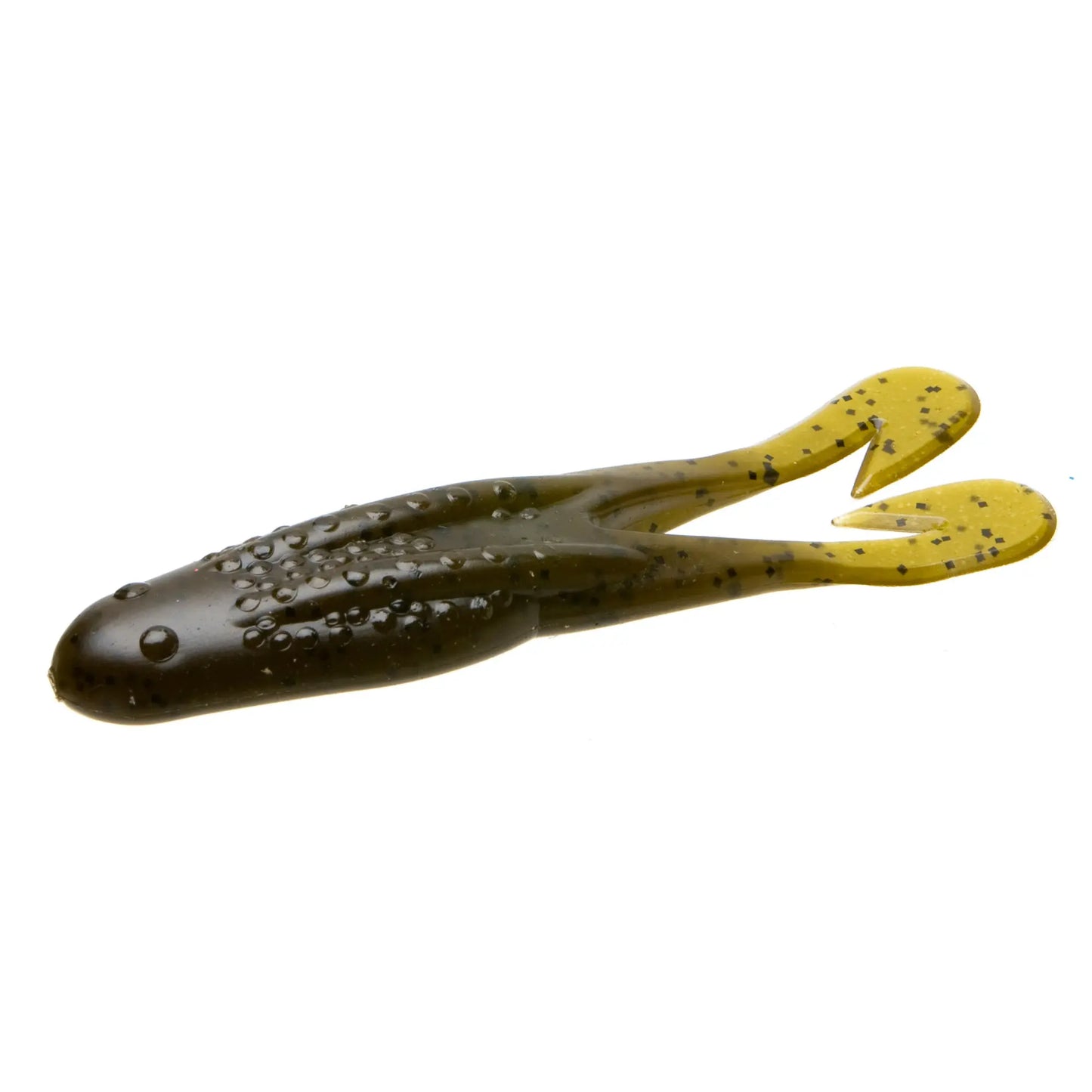 Zoom Horny Toad 4.25'' - Green Pumpkin 5pk - Lucky Lure Tackle