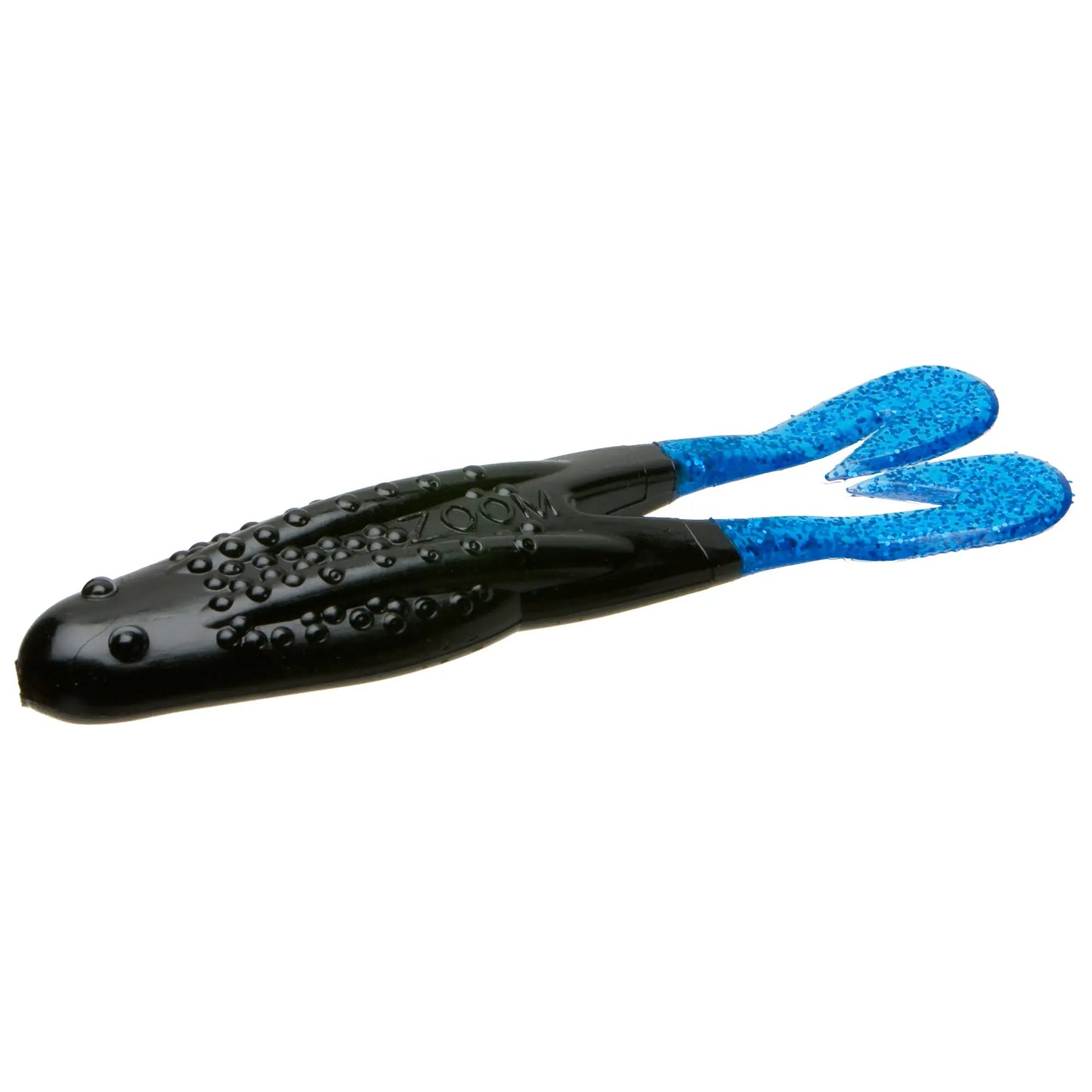 Zoom Horny Toad 4.25'' - Black/Blue Tail 5pk - Lucky Lure Tackle
