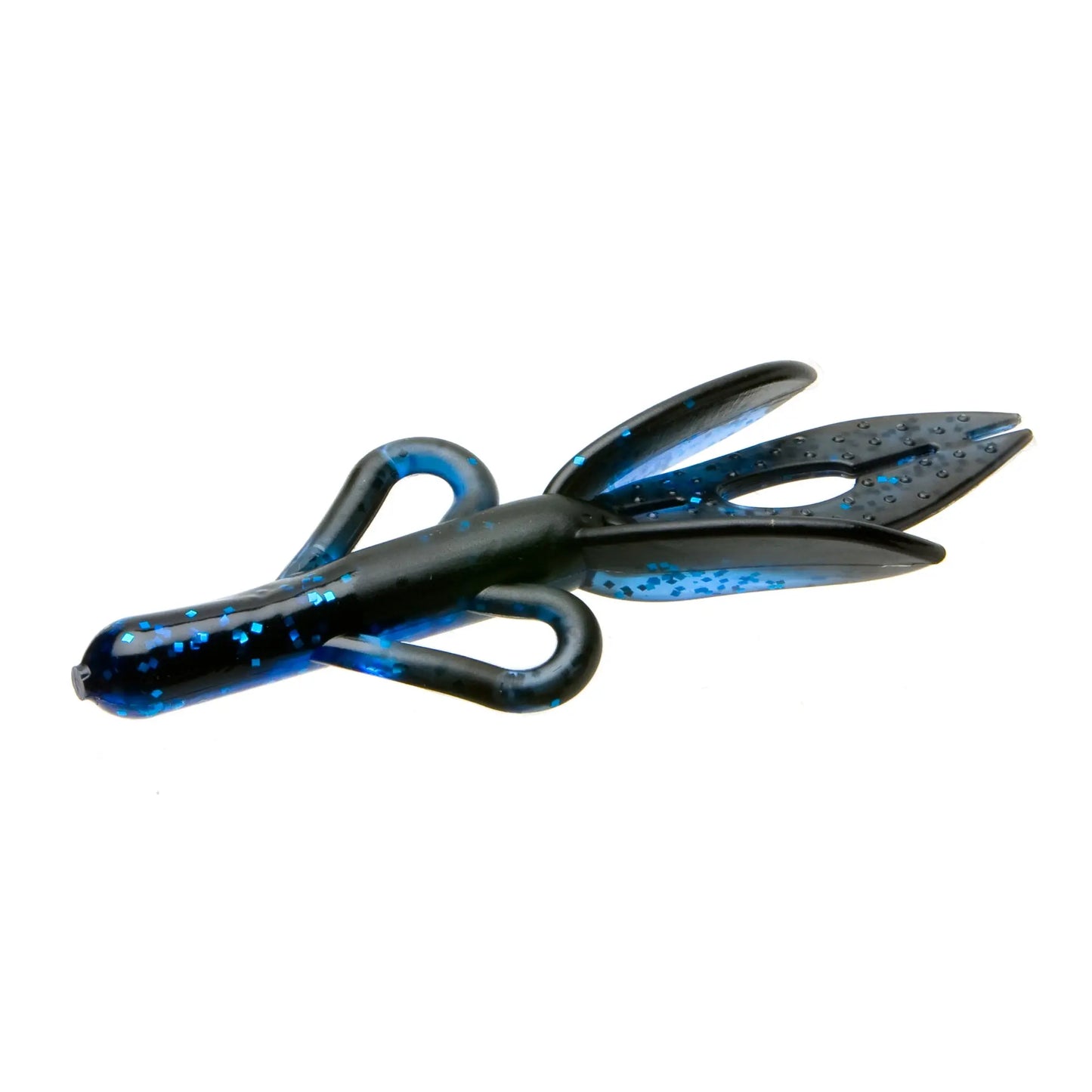 Zoom Super Hog 4'' - Black Sapphire 10pk - Lucky Lure Tackle