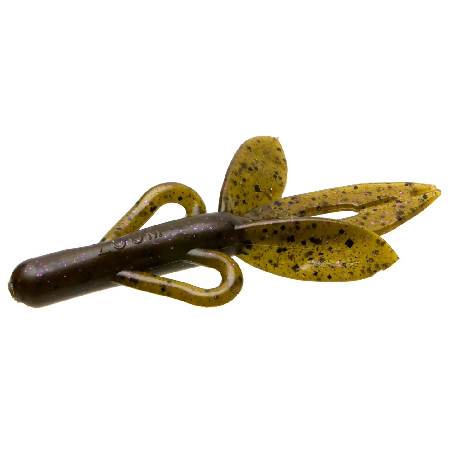 Zoom Super Hog 4'' - Green Pumpkin Purple 10pk - Lucky Lure Tackle