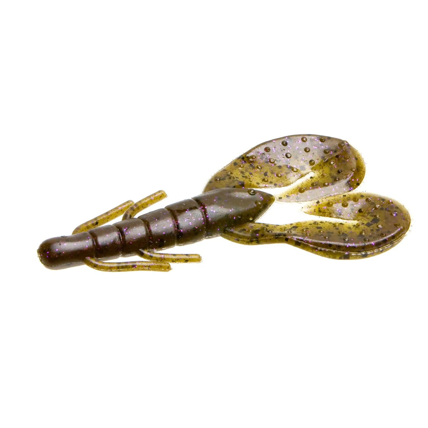 Zoom Super Speed Craw 4'' - Green Pumpkin Purple 8pk - Lucky Lure Tackle