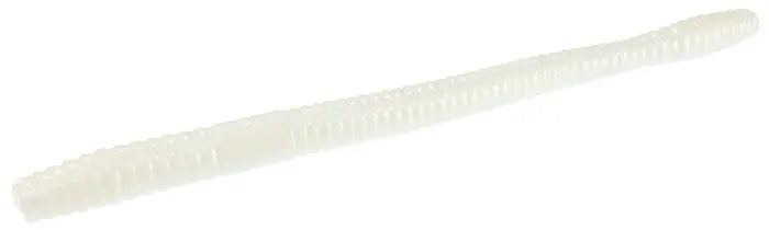 Zoom Magnum Trick Worm 7'' - White Pearl 8pk - Lucky Lure Tackle