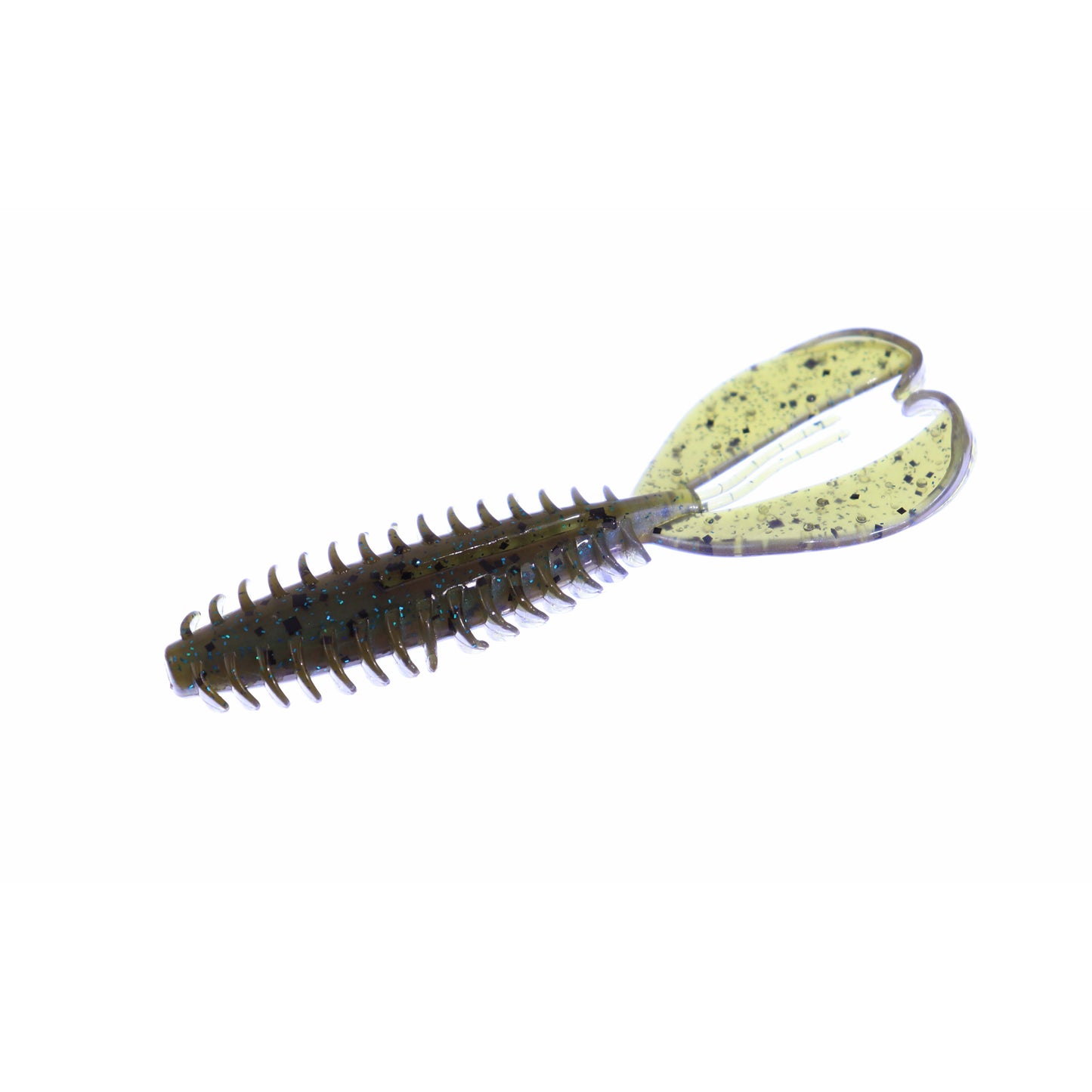 Zoom Z-Craw Jr 3.5" - Green Pumpkin Blue Flash 8pk