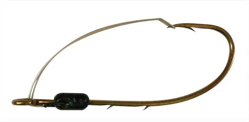 Eagle Claw Weedless Baitholder Hook Bronze Size 3/0 5pk - Lucky Lure Tackle