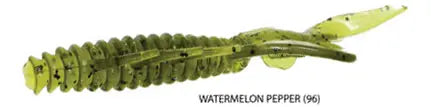 Gene Larew 4.25" Biffle Bug 8pk - Watermelon Pepper - Lucky Lure Tackle