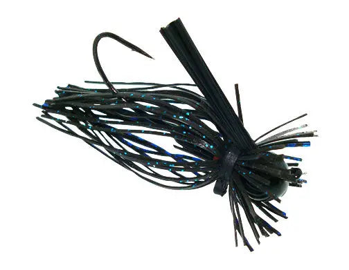 Jewel JAJ FINESSE JIG 5/16 BLACK/BLUE FLASH - Lucky Lure Tackle
